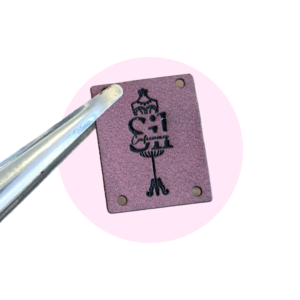 Etiqueta eco cuero 2x2,5 cm
