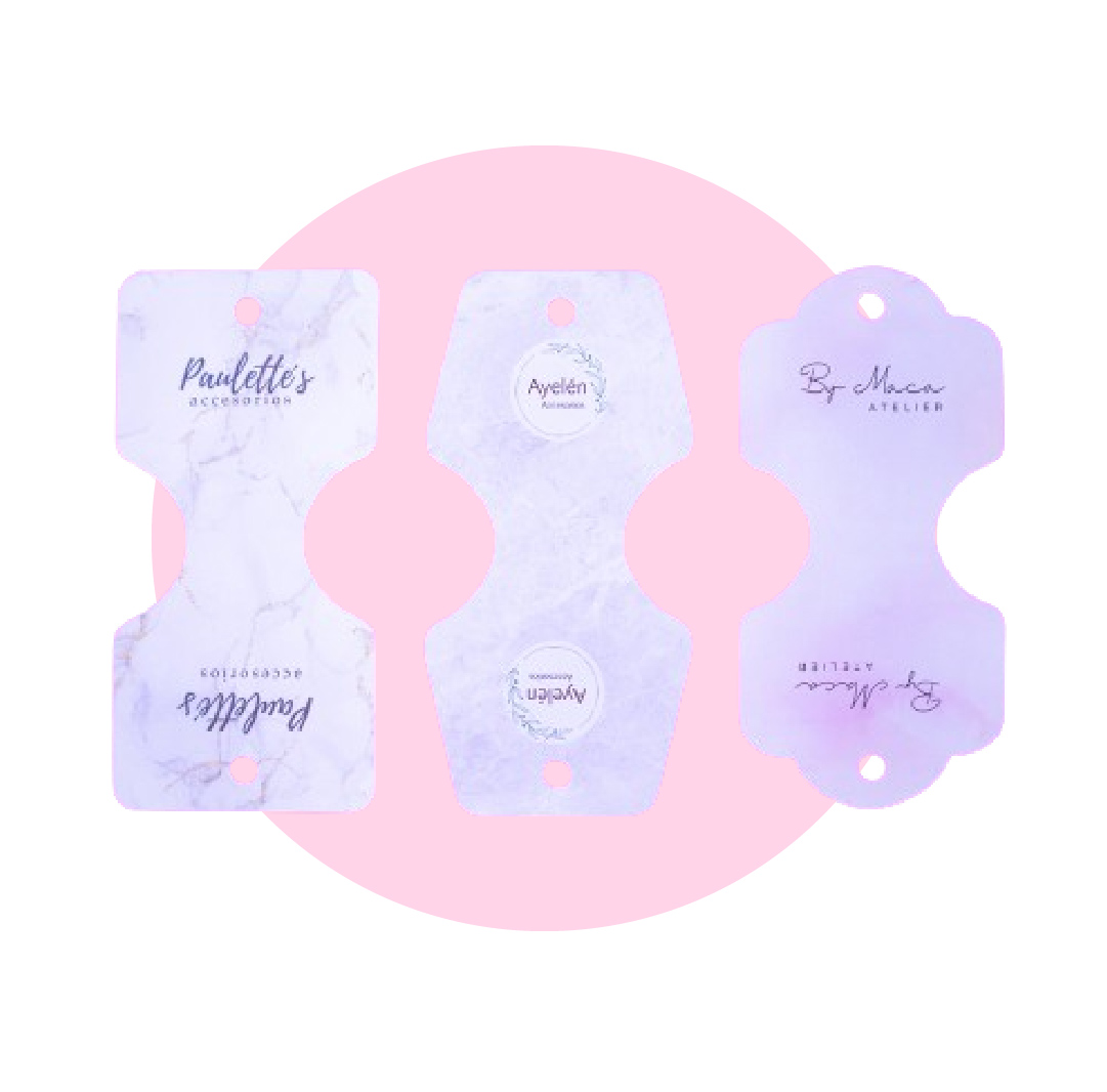 100 Etiquetas Mini Personalizadas Para Accesorios Pequeños